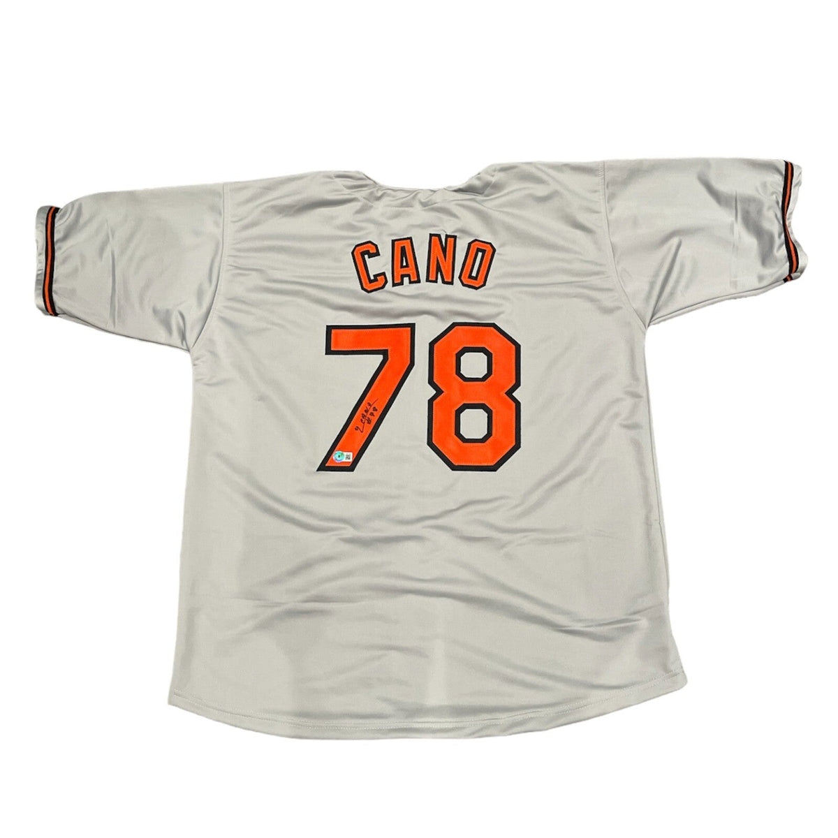 Yennier Cano Signed Baltimore Orioles Custom Jersey Beckett Witness BAS COA-Powers Sports Memorabilia