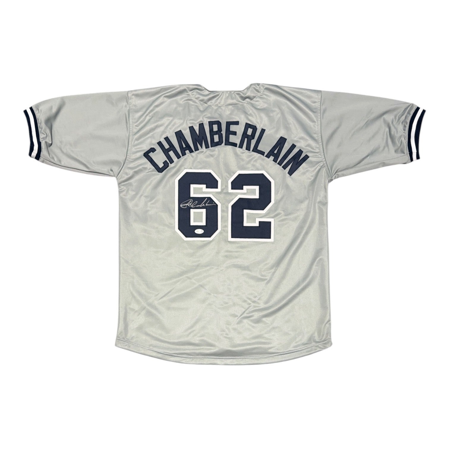 Joba Chamberlain Signed Custom Jersey JSA Witness Authenticated-Powers Sports Memorabilia