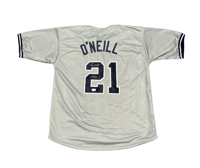 Paul O'Neill Signed New York Yankees Custom Jersey Warrior Beckett Wit BAS COA-Powers Sports Memorabilia