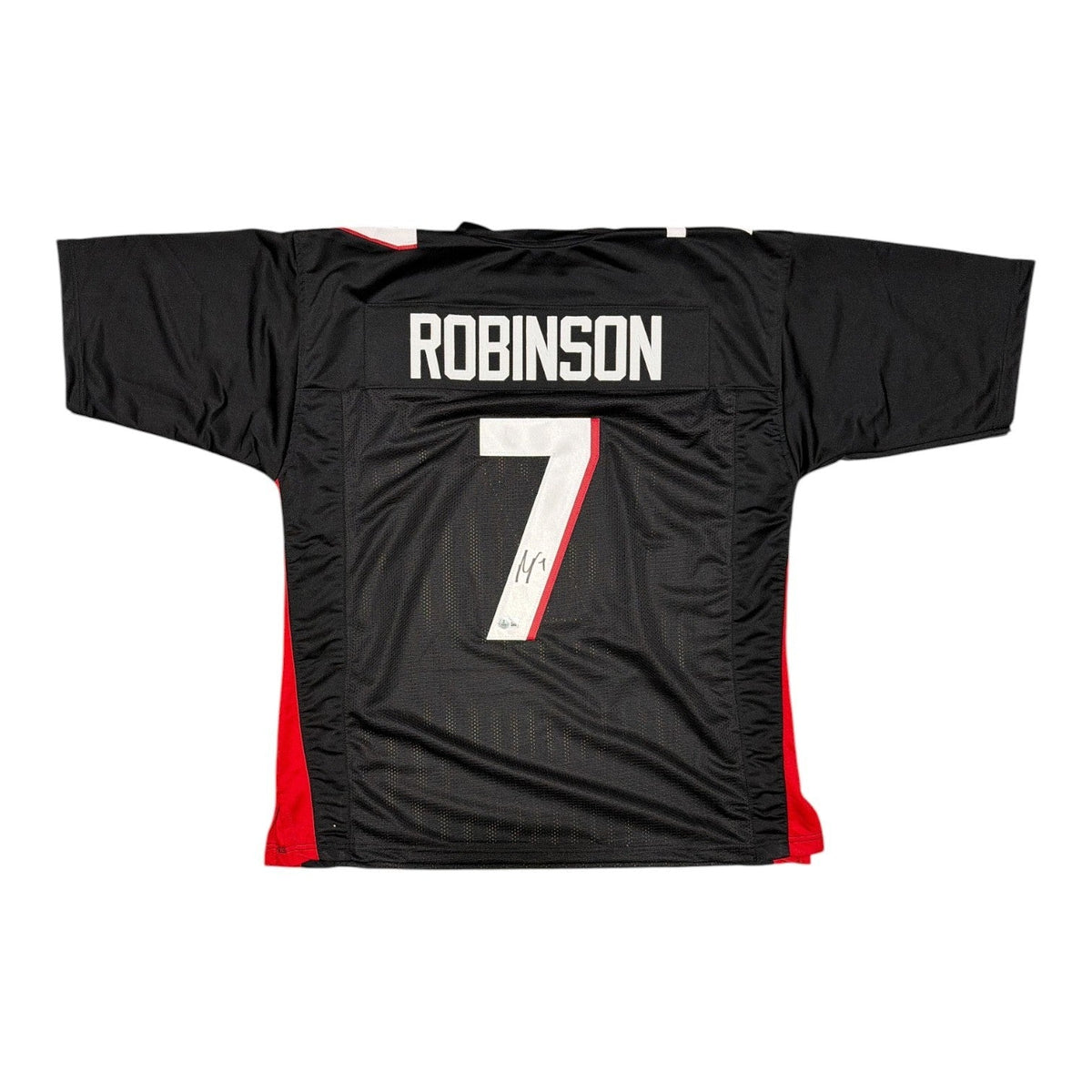 Bijan Robinson Signed Custom Jersey Beckett Witness Authenticated - Black Jersey-Powers Sports Memorabilia