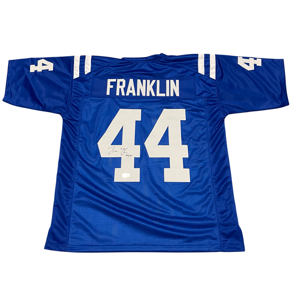 Zaire Franklin Signed Custom Jersey Beckett Witness Authenticated-Powers Sports Memorabilia