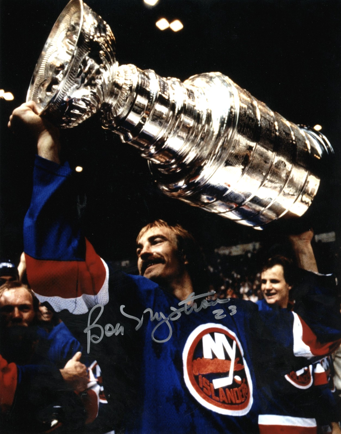 Bobby Nystrom Signed New York Islanders 8x10 Photo LSCM Authenticated #3-Powers Sports Memorabilia