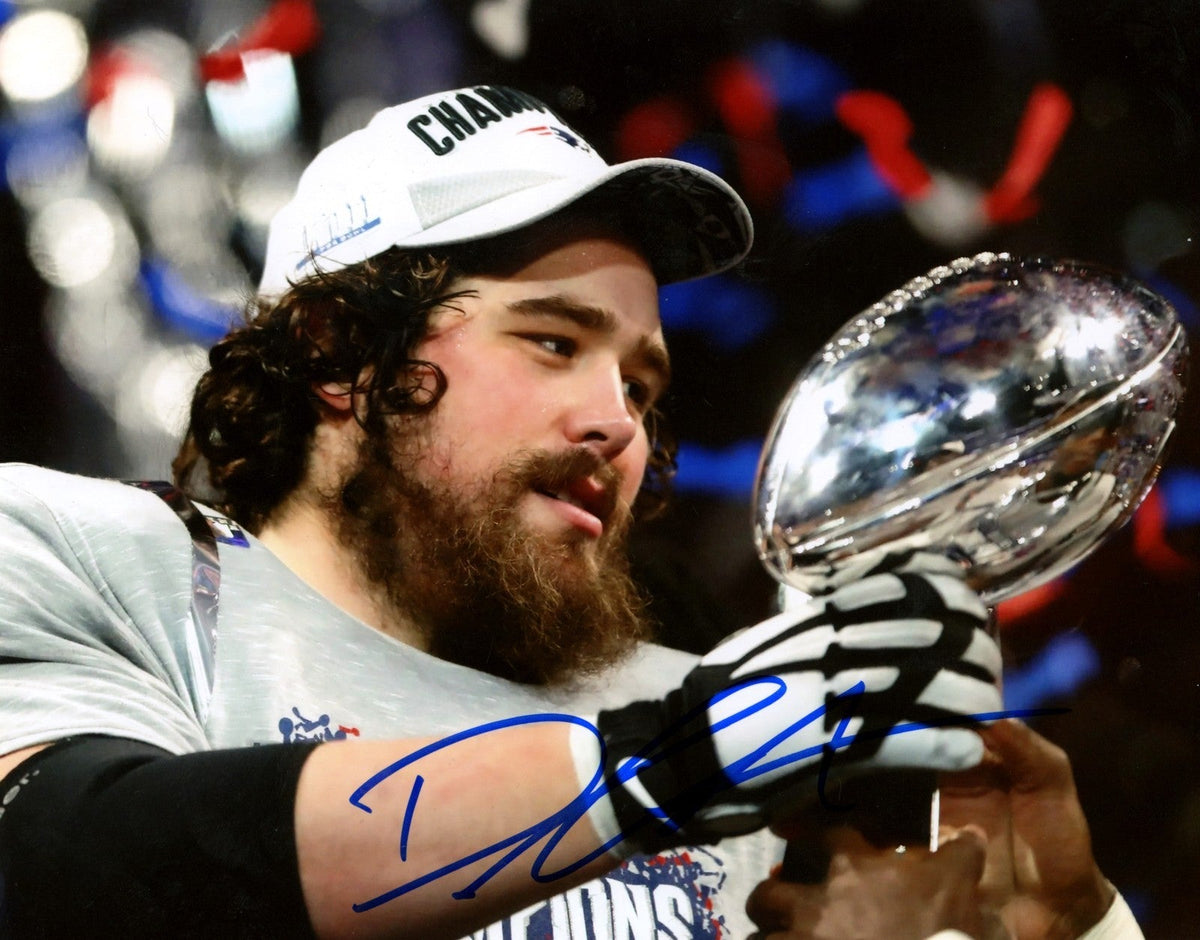 David Andrews Signed Autographed New England Patriots 8x10 Photo LSCM COA #1-Powers Sports Memorabilia