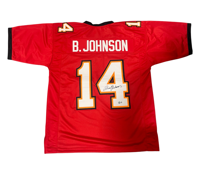 Brad Johnson Signed Custom Jersey Beckett Witness Authenticated-Powers Sports Memorabilia