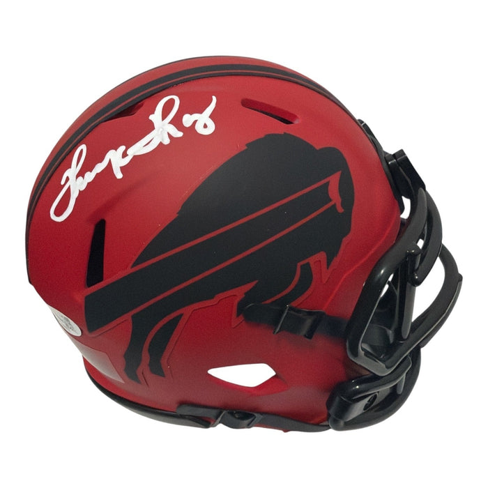 Thurman Thomas Signed Buffalo Bills Rave Mini Helmet JSA Witness Authenticated-Powers Sports Memorabilia