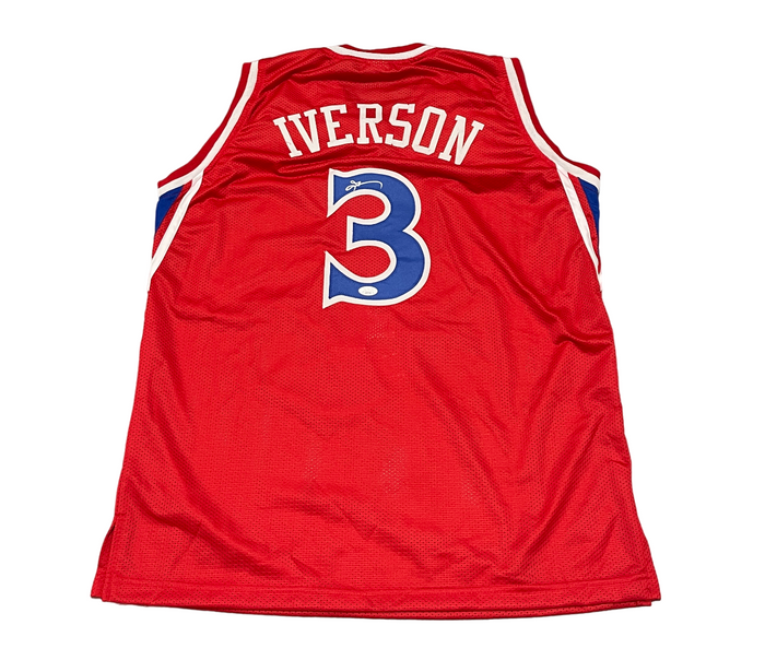 Allen Iverson Signed The Answer Custom Jersey JSA Authenticated-Powers Sports Memorabilia