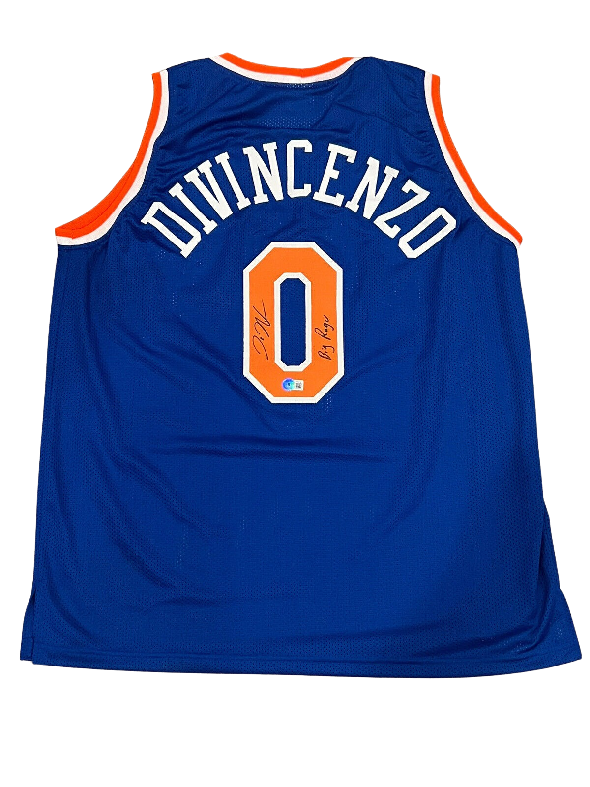 Donte DiVincenzo Signed Custom Jersey w/ Big Ragu Beckett W Beckett Authenticated-Powers Sports Memorabilia
