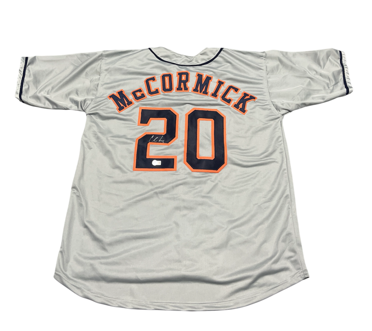 Chas McCormick Signed Houston Astros Custom Jersey Beckett Witness BAS COA-Powers Sports Memorabilia