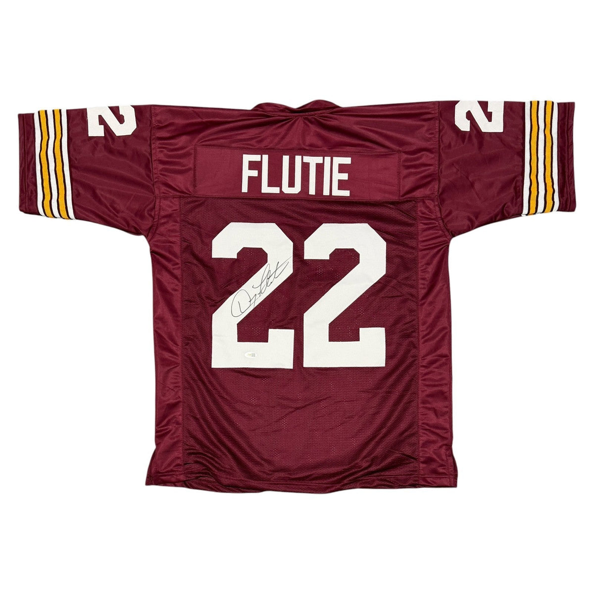 Doug Flutie Signed Custom Jersey JSA Witness Authenticated-Powers Sports Memorabilia