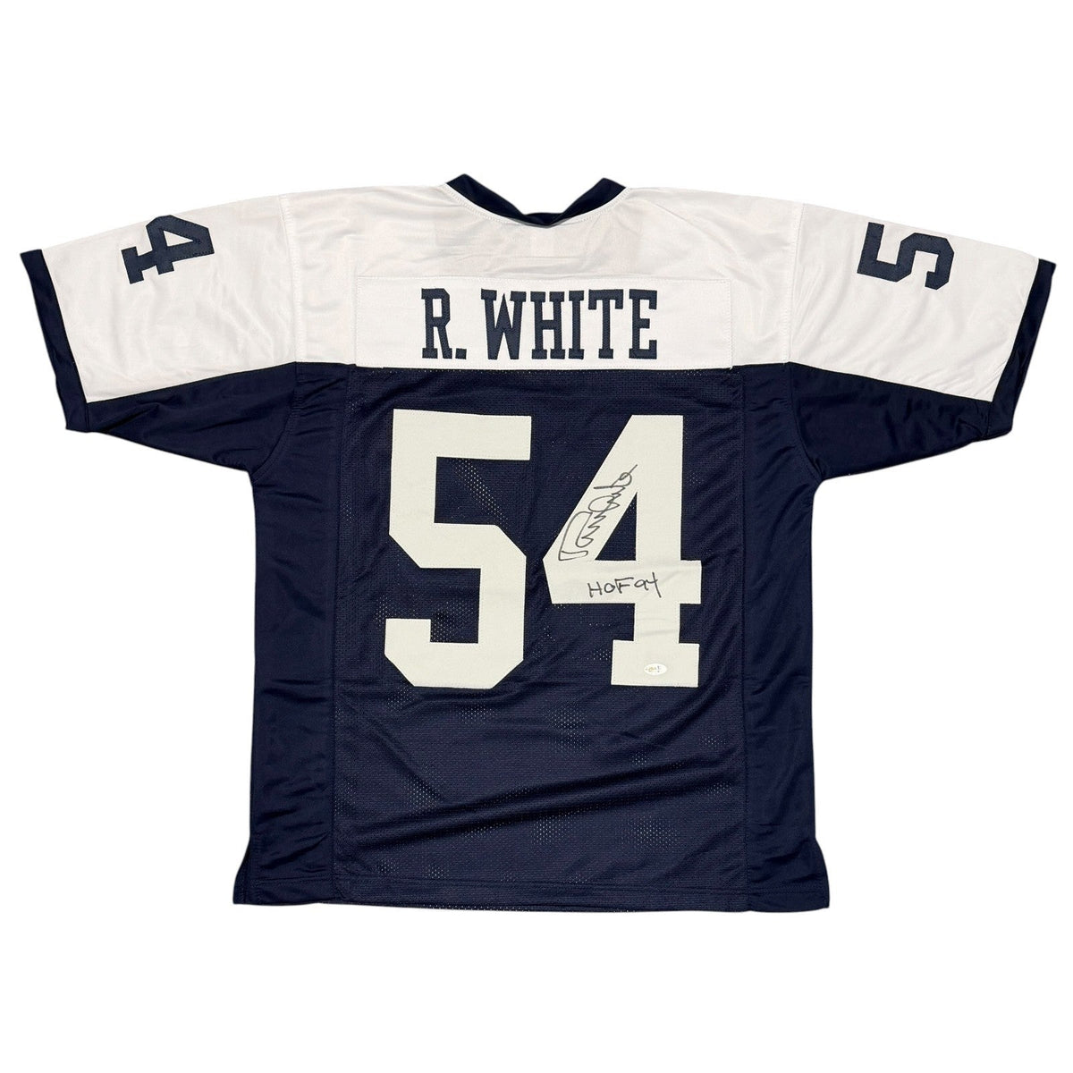 Randy White Signed Custom TB Jersey w/ HOF 94 JSA Witness Authenticated-Powers Sports Memorabilia