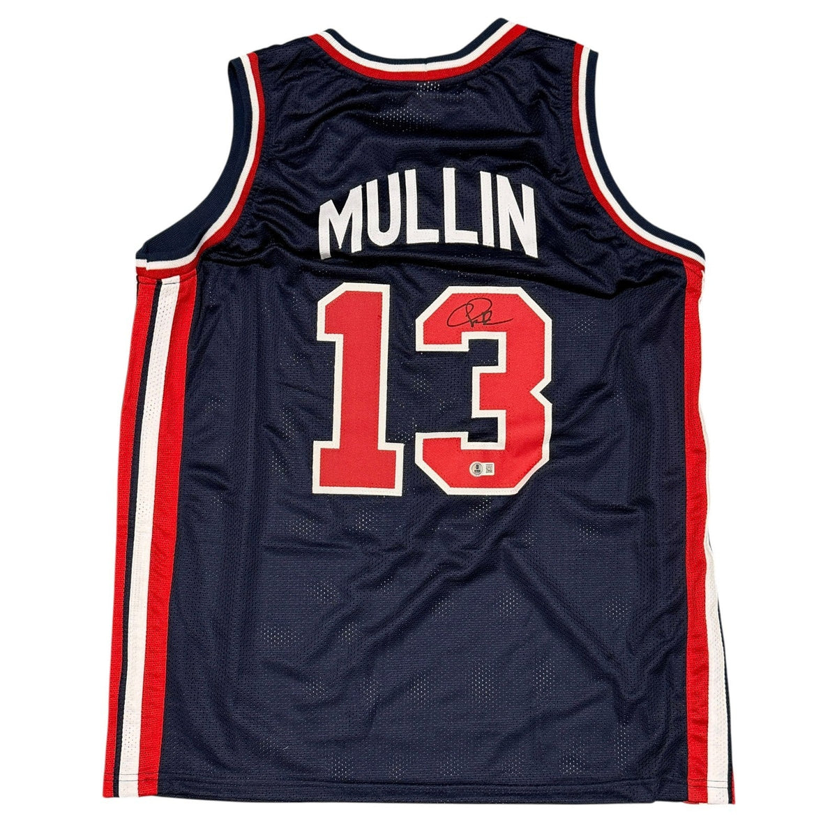 Chris Mullin Signed Custom Jersey Beckett Witness Authenticated-Powers Sports Memorabilia