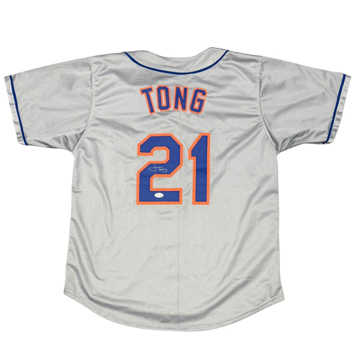 Jonah Tong Signed Custom Jersey JSA Witness Authenticated-Powers Sports Memorabilia