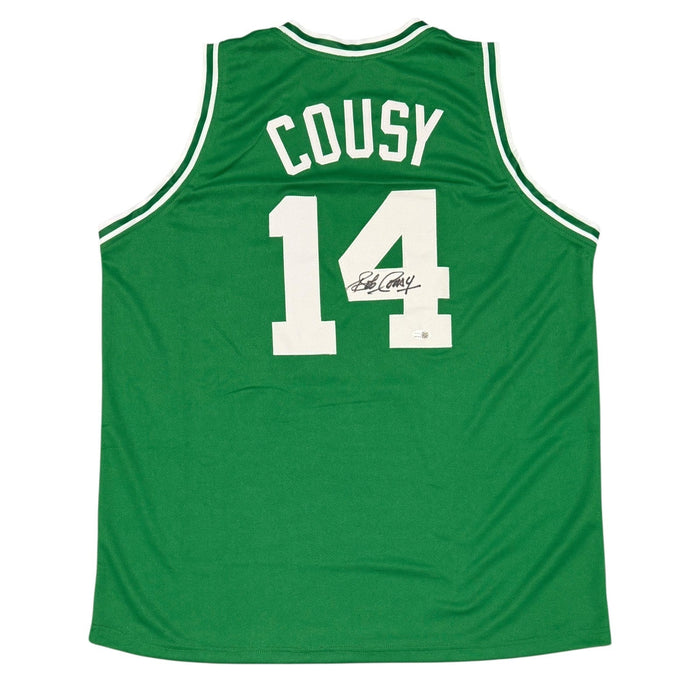 Bob Cousy Signed Custom Jersey JSA Witness Authenticated-Powers Sports Memorabilia