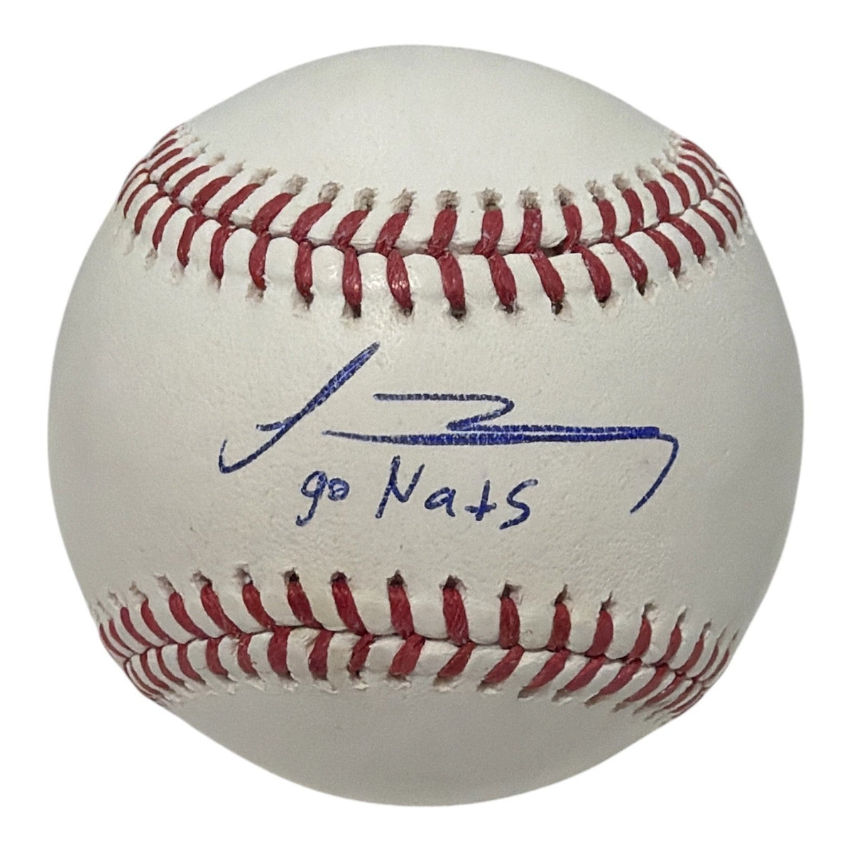 Travis Syroka Signed ROMLB Baseball w/ Go Nats! JSA Authenticated Nationals-Powers Sports Memorabilia