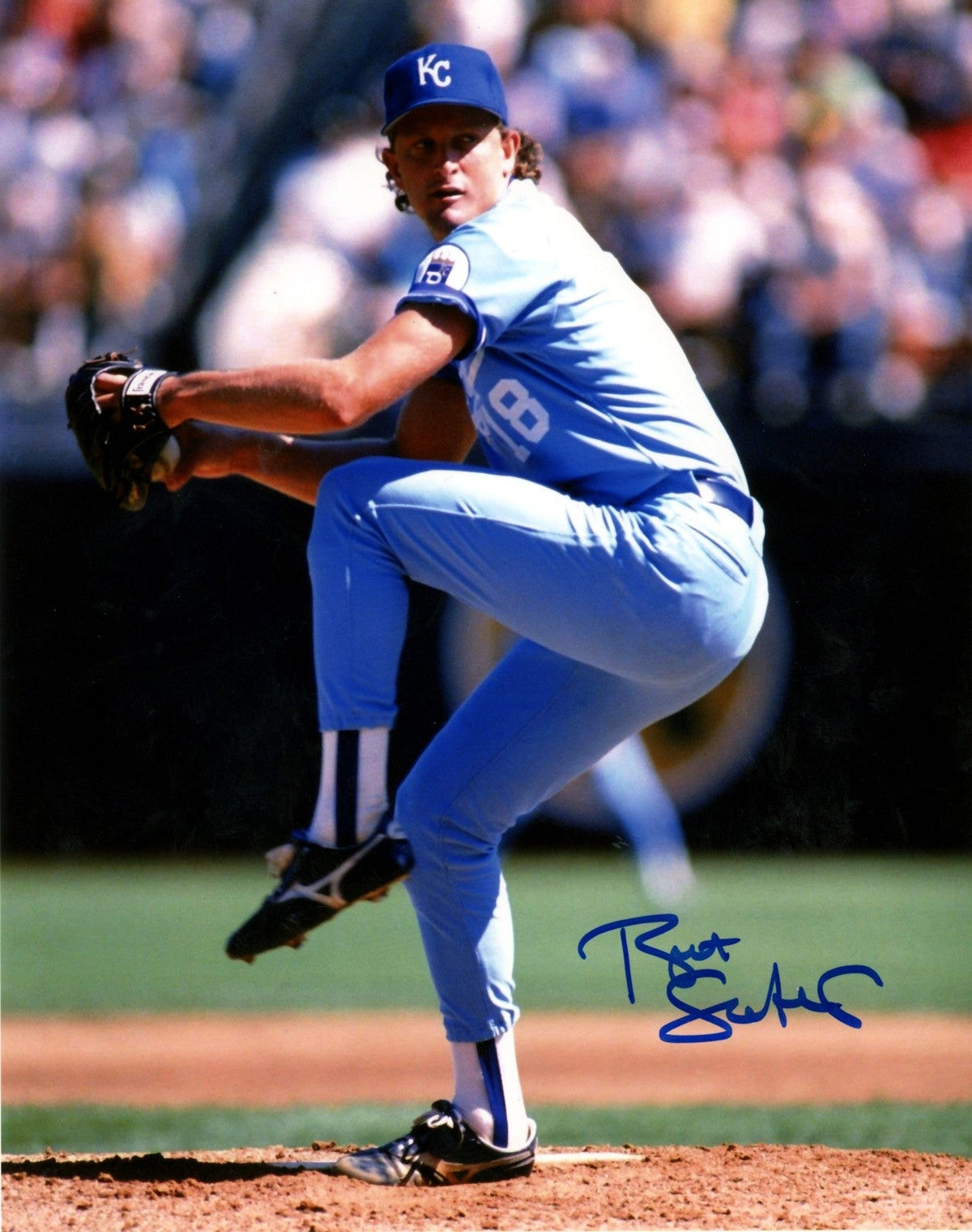 Bret Saberhagen Signed Autographed Kansas City Royals 8x10 Photo LSCM COA #3-Powers Sports Memorabilia