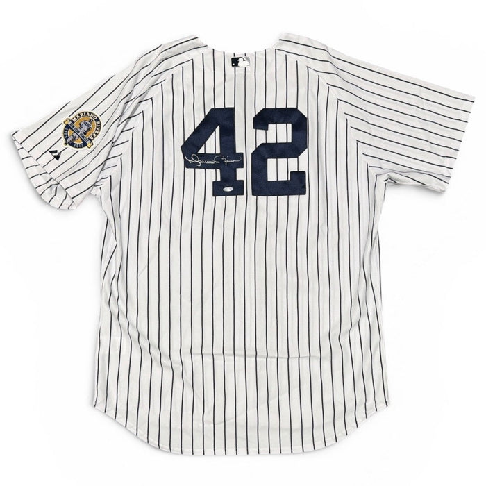 Mariano Rivera Signed NY Yankees Majestic Jersey w/ Retirement Patch STEINER Authenticated-Powers Sports Memorabilia