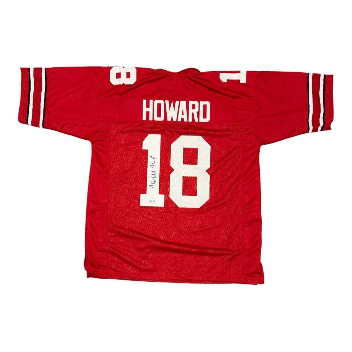 Will Howard Signed Custom Jersey Beckett Witness Authenticated-Powers Sports Memorabilia
