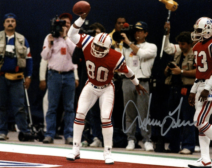 Irving Fryar Signed New England Patriots 8x10 Photo LSCM Authenticated #2-Powers Sports Memorabilia