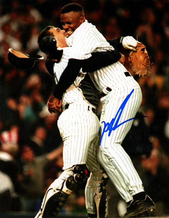 Dwight Doc Gooden Signed New York Yankees 8x10 LSCM Authenticated #9-Powers Sports Memorabilia