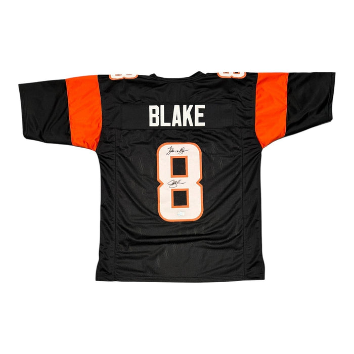 Jeff Blake Signed Cincinnati Bengals Jersey w/ Shake & Blake Beckett Witness Authenticated-Powers Sports Memorabilia