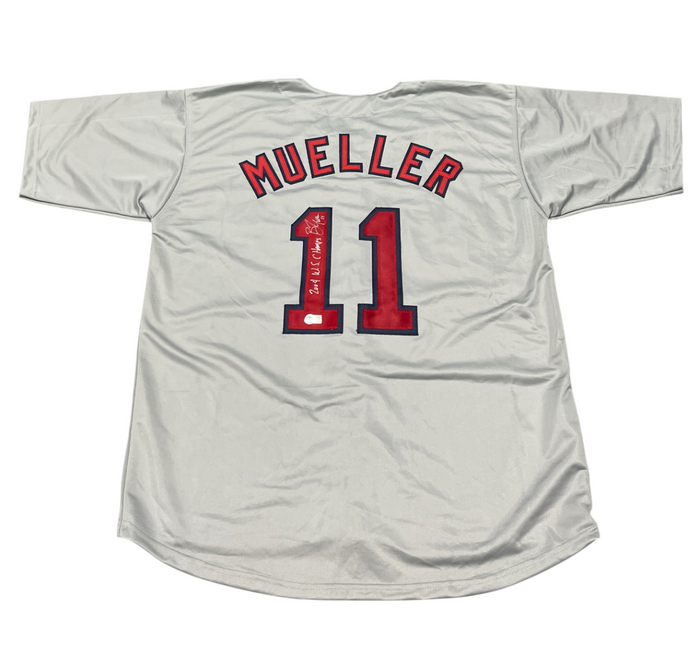 Bill Mueller Signed Boston Red Sox Custom Jersey 2004 WS Champs Beckett BAS COA-Powers Sports Memorabilia