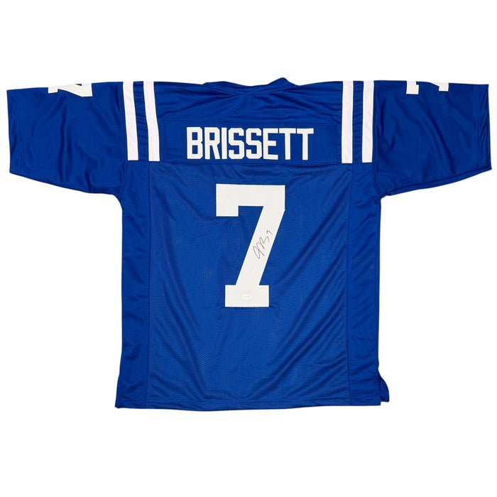 Jacoby Brissett Signed Custom Jersey JSA Witness Authenticated-Powers Sports Memorabilia