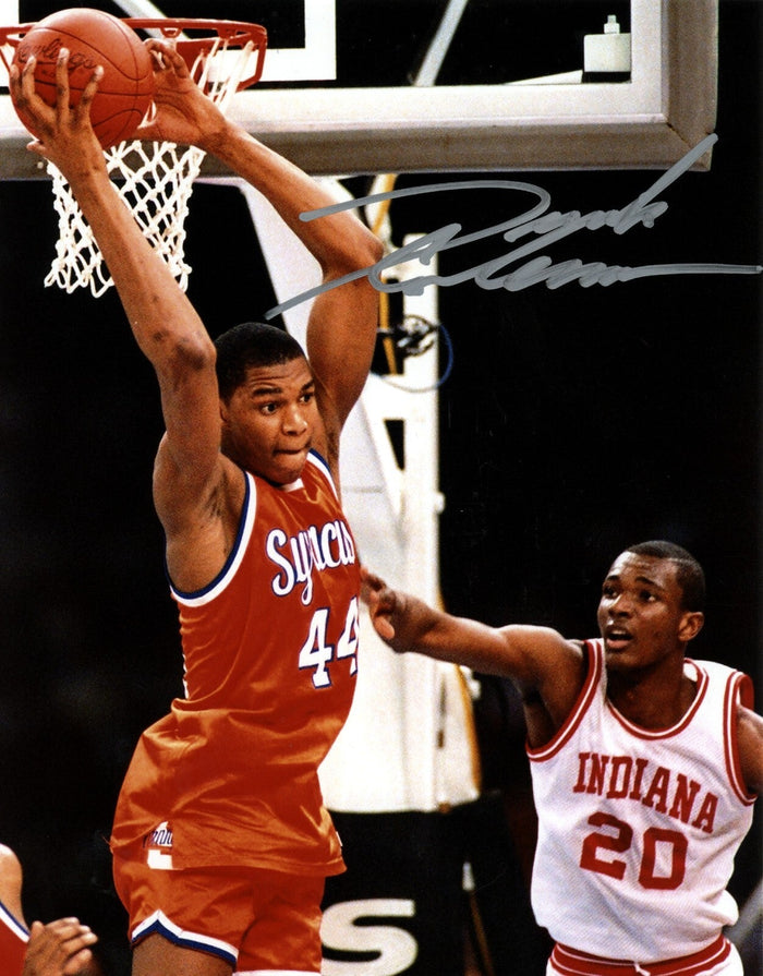 Derrick Coleman Signed Syracuse Orange 8x10 Photo LSCM Authenticated #1-Powers Sports Memorabilia