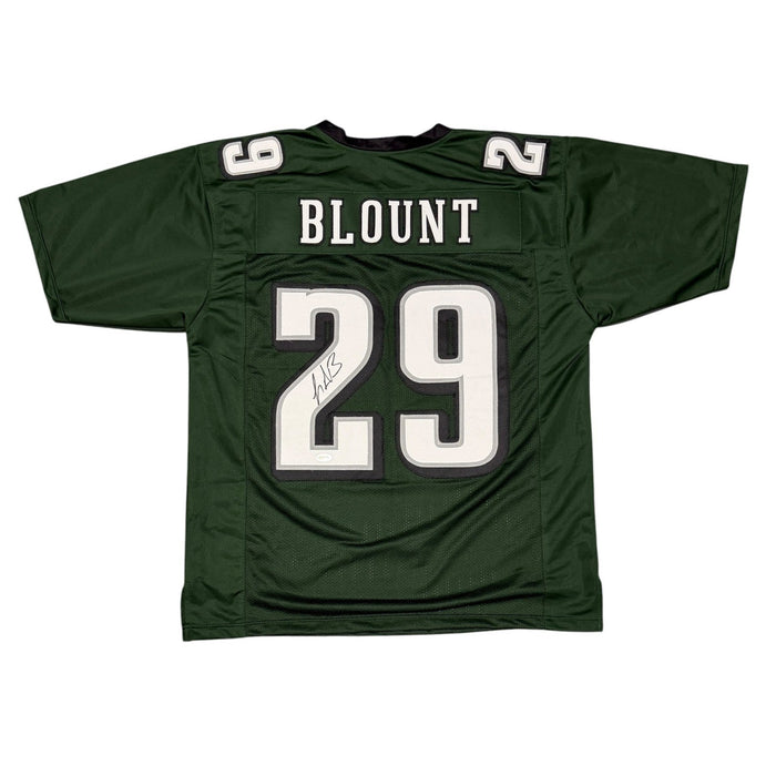 LeGarrette Blount Signed Custom Jersey JSA Witness Authenticated-Powers Sports Memorabilia