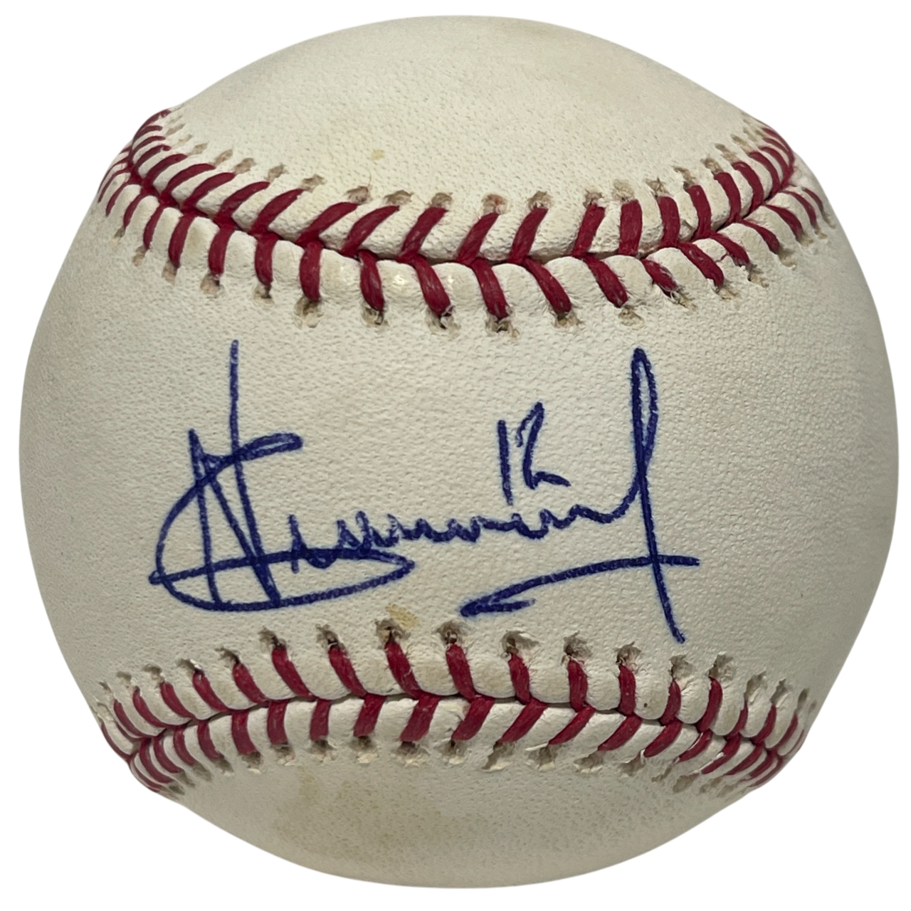 Carlos Villanueva Signed ROMLB Baseball Milwaukee Brewers LSCM Authenticated-Powers Sports Memorabilia
