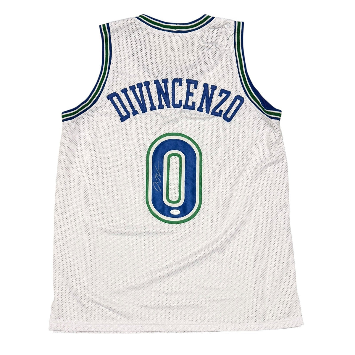 Donte DiVincenzo Signed Timberwolves Custom Jersey JSA Authenticated-Powers Sports Memorabilia