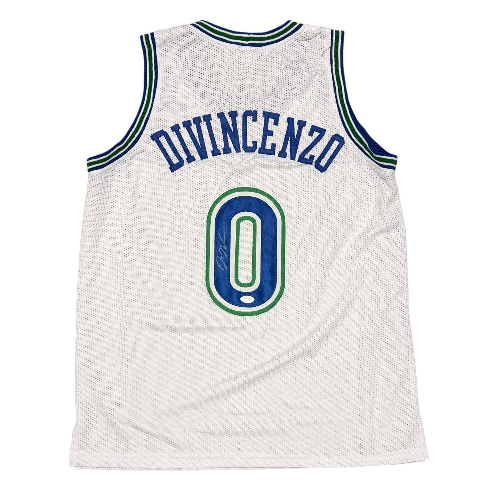 Donte DiVincenzo Signed Timberwolves Custom Jersey JSA Authenticated-Powers Sports Memorabilia