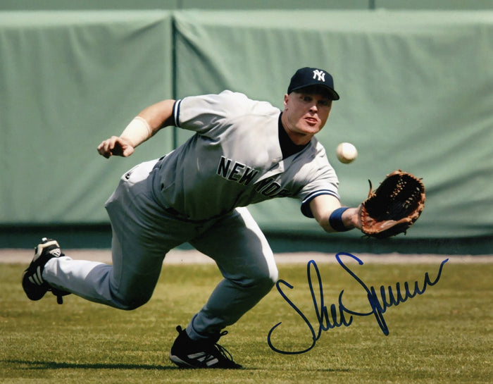 Shane Spencer Signed New York Yankees 8x10 Photo LSCM Authenticated #5-Powers Sports Memorabilia