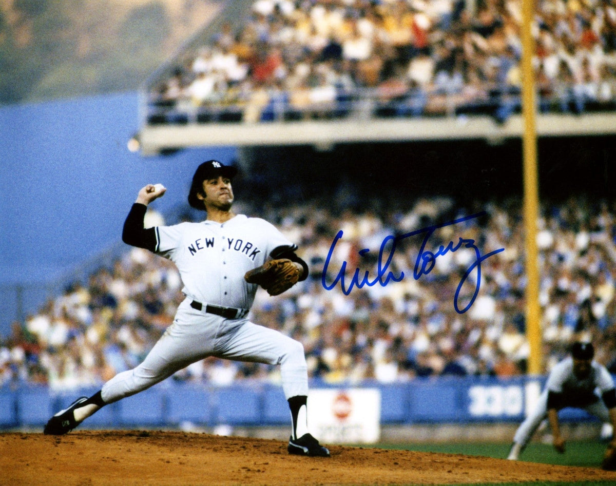 Mike Torrez Signed New York Yankees 8x10 Photo LSCM Authenticated #2-Powers Sports Memorabilia