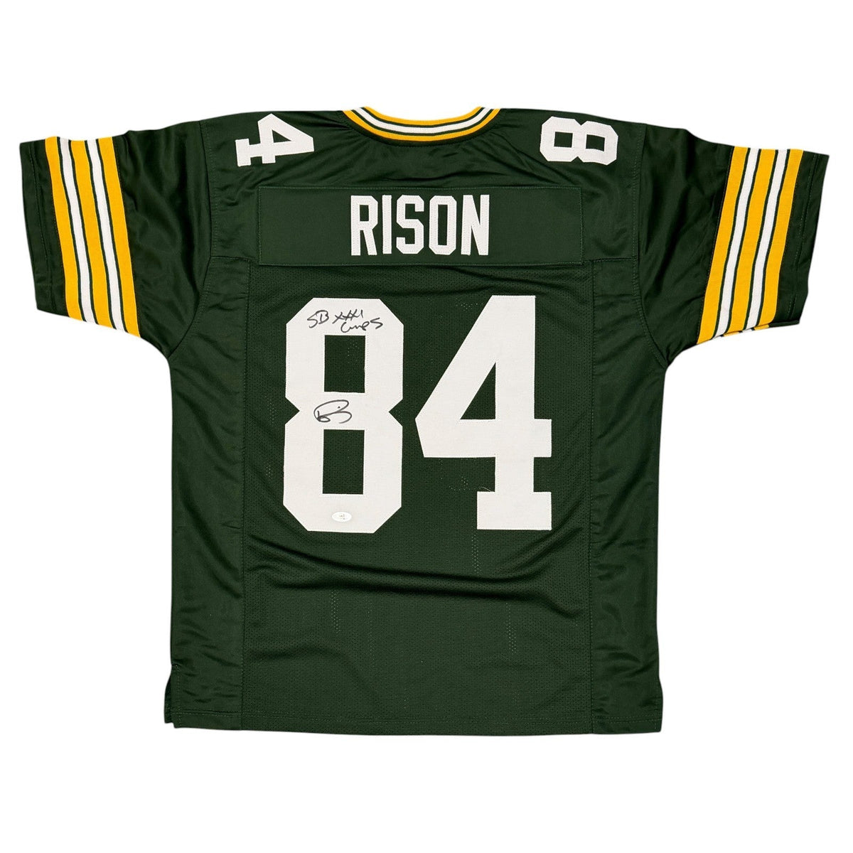 Andre Rison Signed Packers Custom Jersey w/ SB XXXI Champ JSA Witness COA-Powers Sports Memorabilia