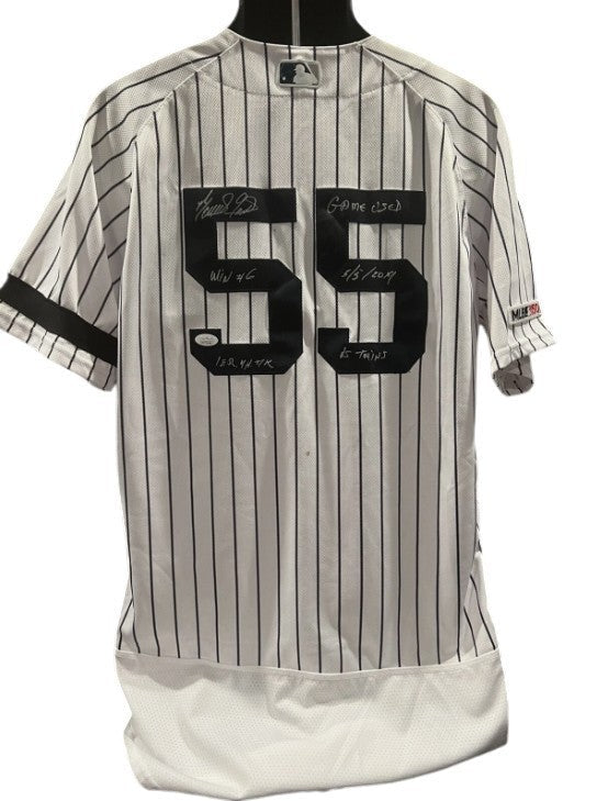 Domingo German Signed Auto Game Used Yankees 2019 Jersey JSA COA Fanatics MLB-Powers Sports Memorabilia