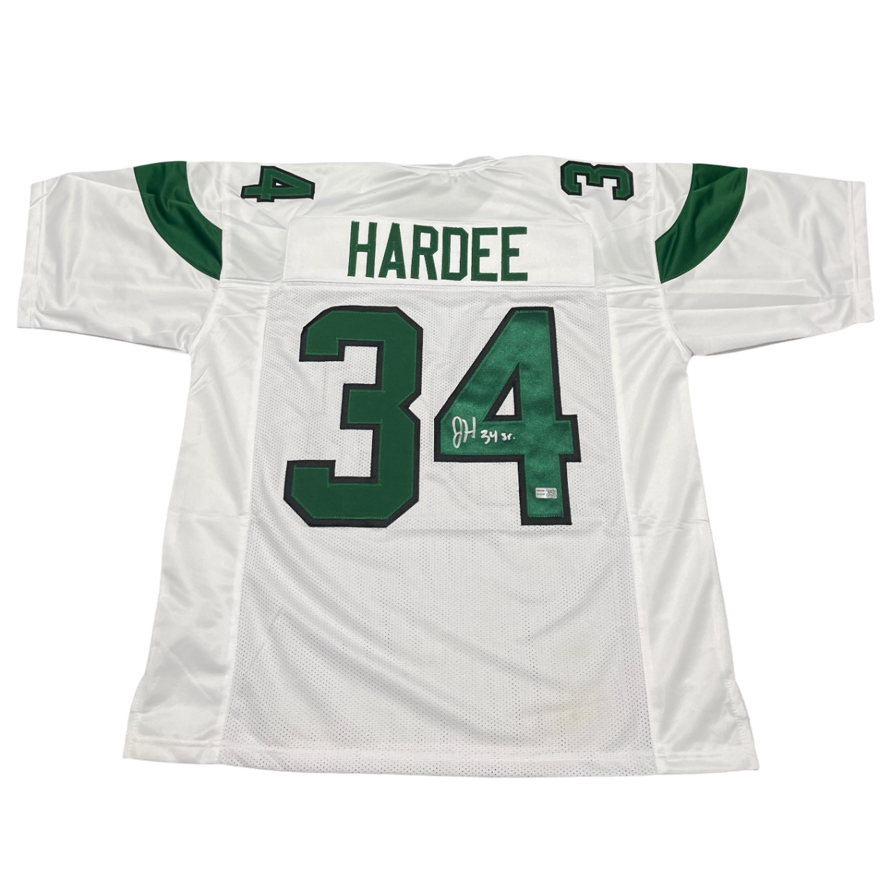 Justin Hardee Sr. Signed Custom White Jersey TRISTAR Holo Authenticated-Powers Sports Memorabilia