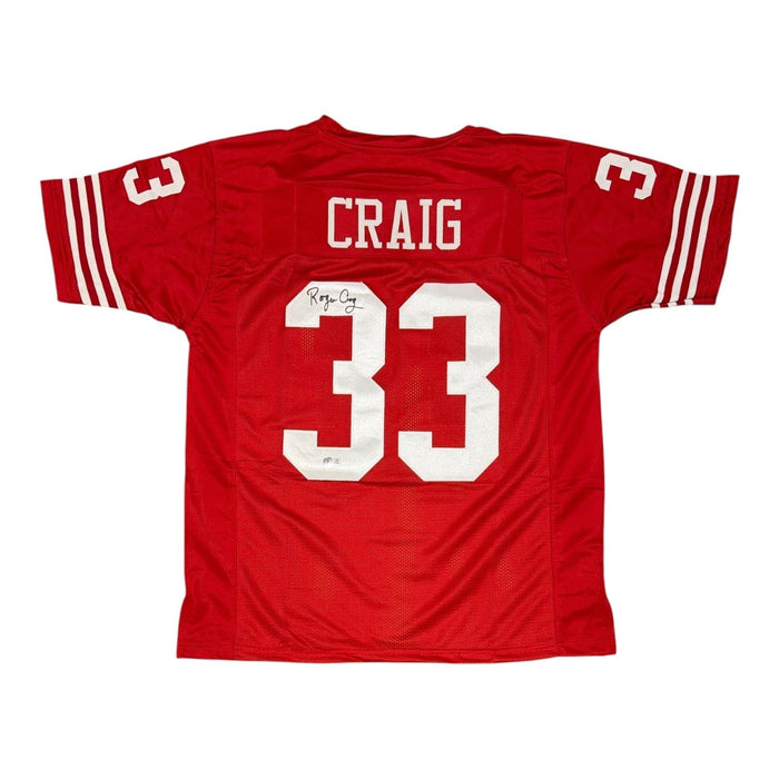 Roger Craig Signed Custom Jersey Beckett Authenticated-Powers Sports Memorabilia