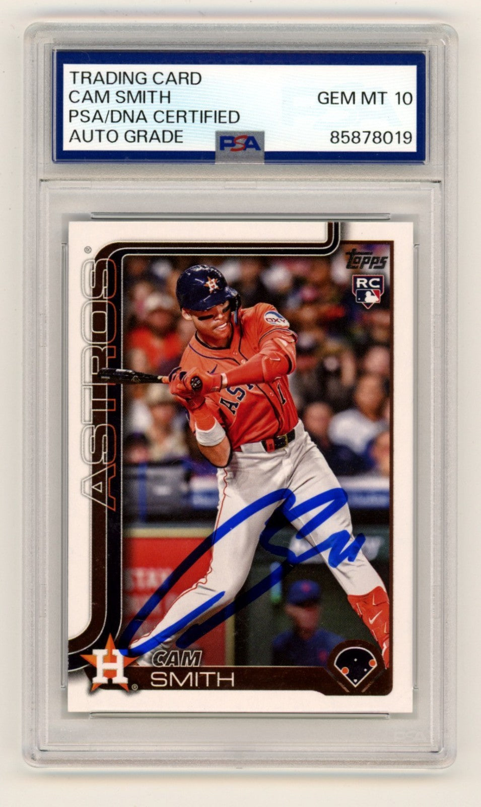 Cam Smith 2025 Topps Update Series #US298 Signed Rookie RC PSA 10 Auto-Powers Sports Memorabilia