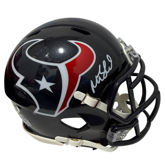 Matt Schaub Signed Houston Texans Speed Mini Helmet JSA Witness Authenticated-Powers Sports Memorabilia