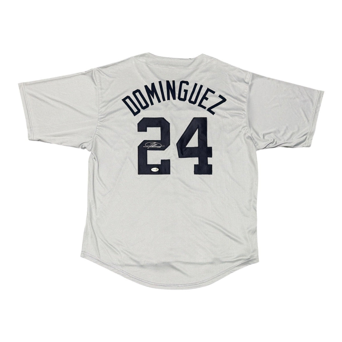 Jasson Dominguez Signed Custom Jersey JSA Authenticated-Powers Sports Memorabilia