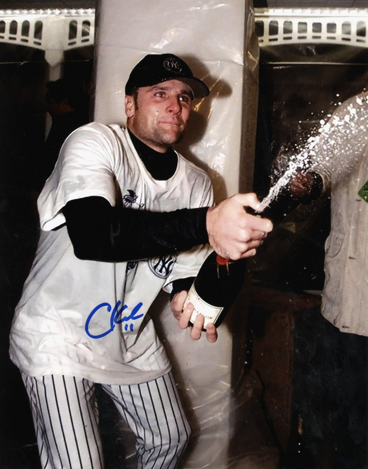 Chuck Knoblauch Signed New York Yankees 8x10 Photo LSCM Authenticated #2-Powers Sports Memorabilia