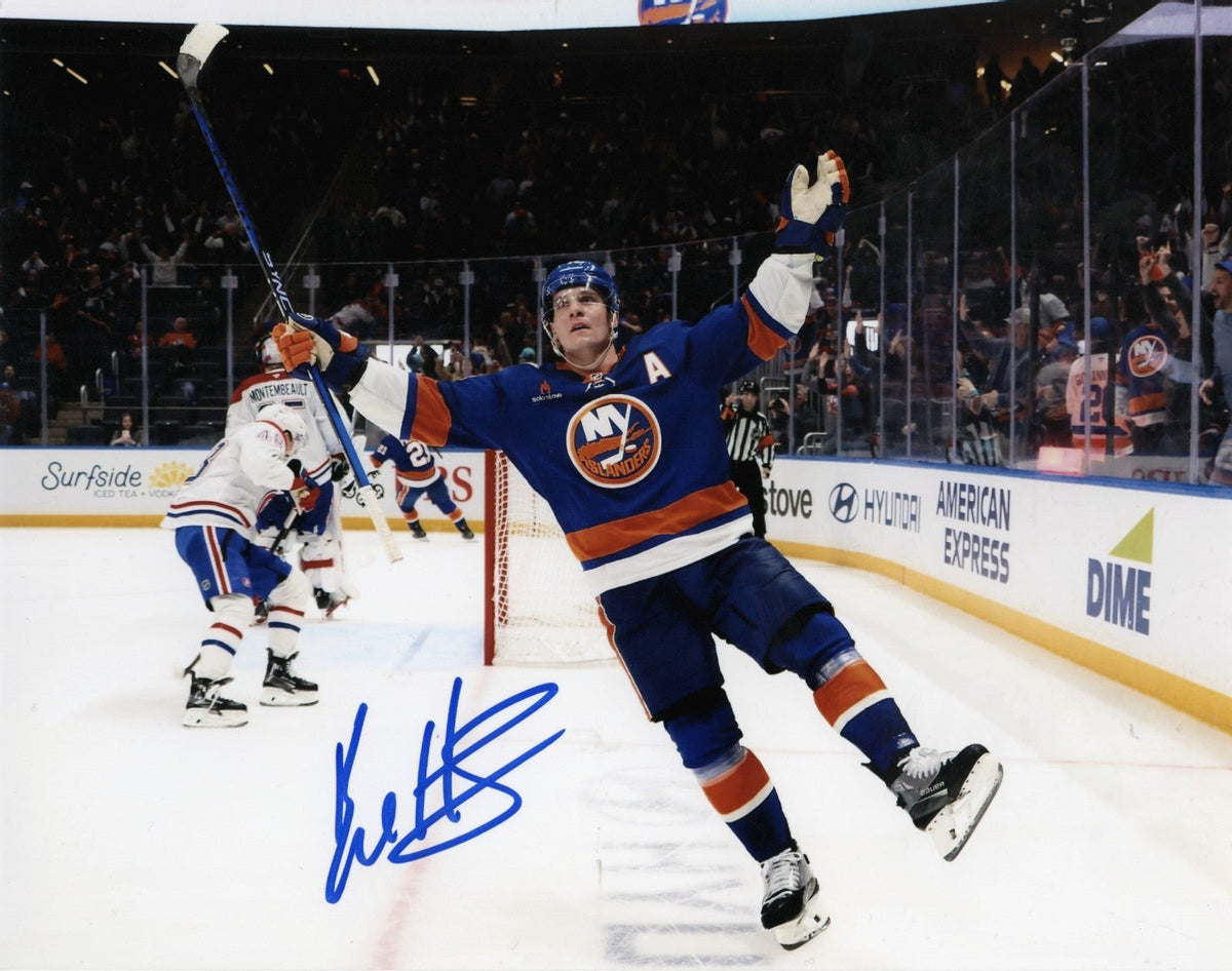 Bo Horvat Signed Autographed New York Islanders 8x10 Photo LSCM COA #3-Powers Sports Memorabilia