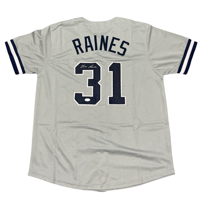 Tim Raines Signed Auto Autographed New York Yankees Jersey JSA COA HOF-Powers Sports Memorabilia