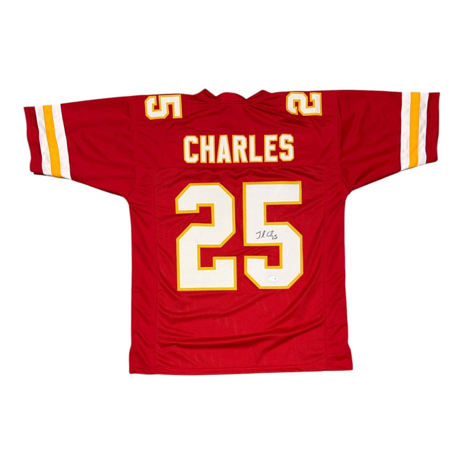 Jamaal Charles Signed Custom Jersey JSA Witness Authenticated-Powers Sports Memorabilia