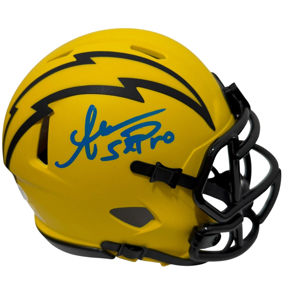 Anthony Miller Signed Chargers Rave Mini Helmet w/ 5x Pro JSA Witness COA-Powers Sports Memorabilia