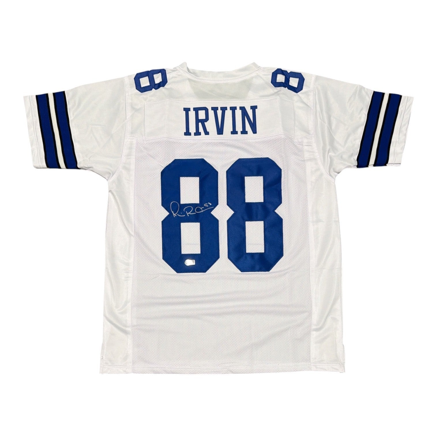 Michael Irvin Signed Custom Jersey Beckett Witness Authenticated-Powers Sports Memorabilia