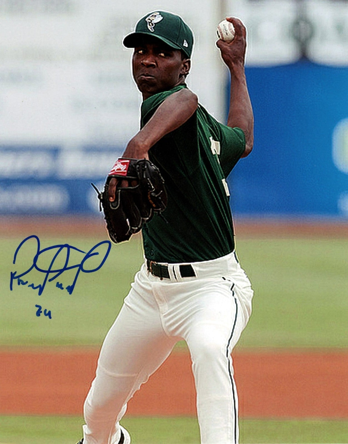 Rafael Montero Signed Sand Gnats 8x10 Photo LSCM Authenticated #4 Mets-Powers Sports Memorabilia