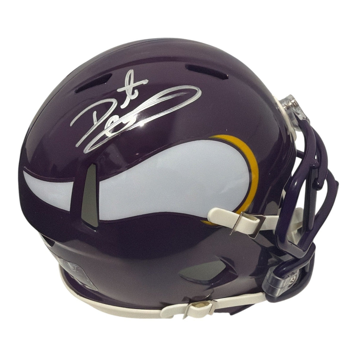 Daunte Culpepper Signed Minnesota Vikings TB Mini Helmet JSA Witness COA-Powers Sports Memorabilia