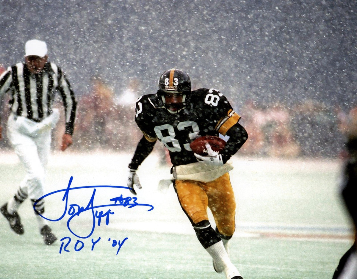 Louis Lipps Signed Pittsburgh Steelers 8x10 Photo w/ ROY 84 LSCM COA #2-Powers Sports Memorabilia