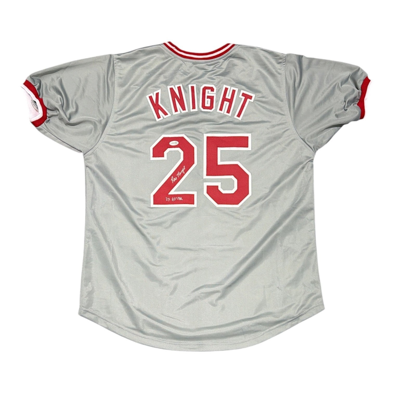 Ray Knight Signed Custom Jersey w/ 2x All Star JSA Authenticated-Powers Sports Memorabilia